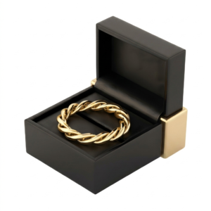 Golden Twist Bangle